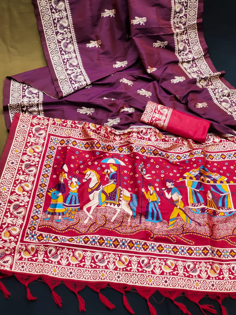 Soft Raw Silk Sarees