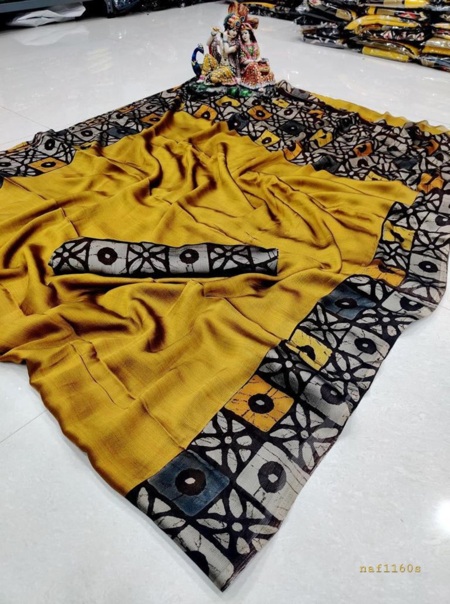 Moss Chiffon sarees