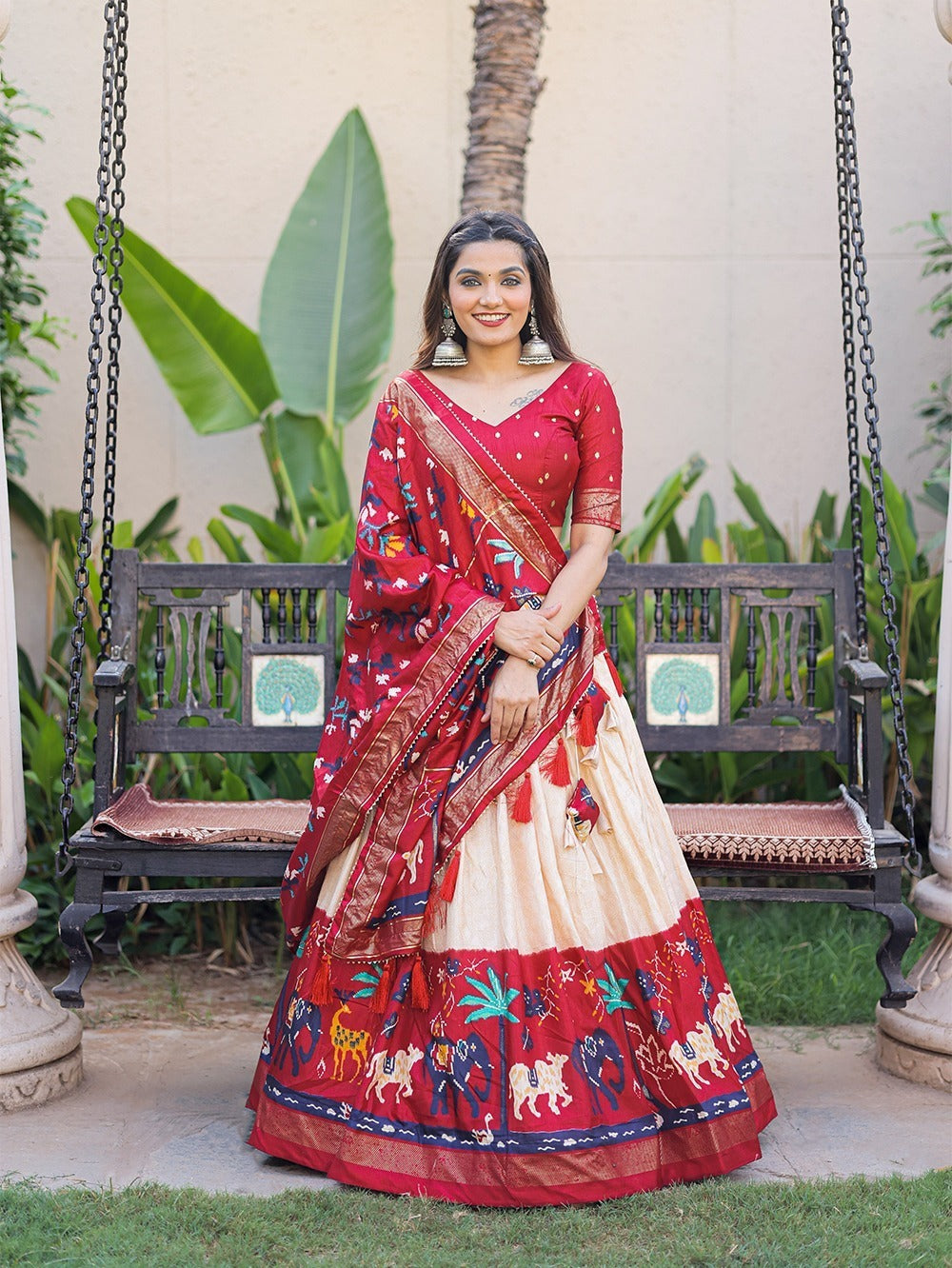 Patola silk lehenga