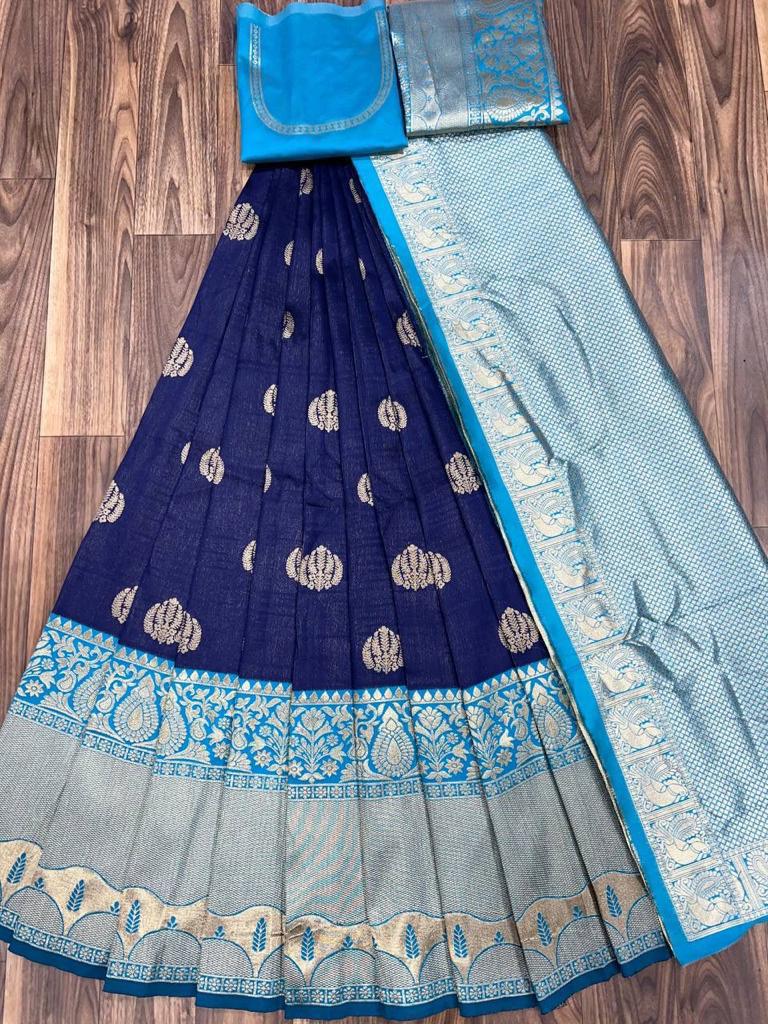 Kanjivaram Silk Half Saree sets