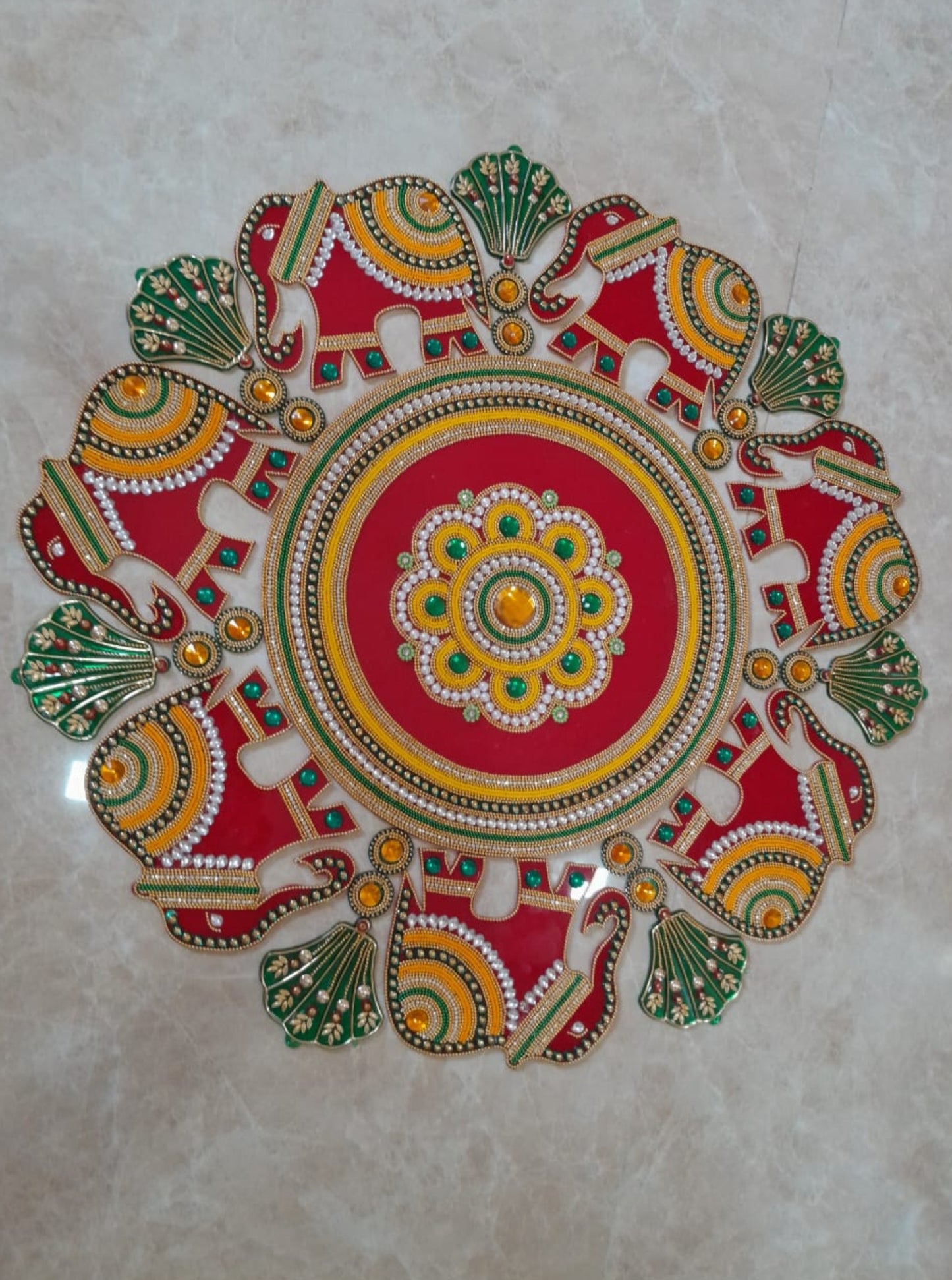 Shop online for Elephant Rangoli at Uflaunt