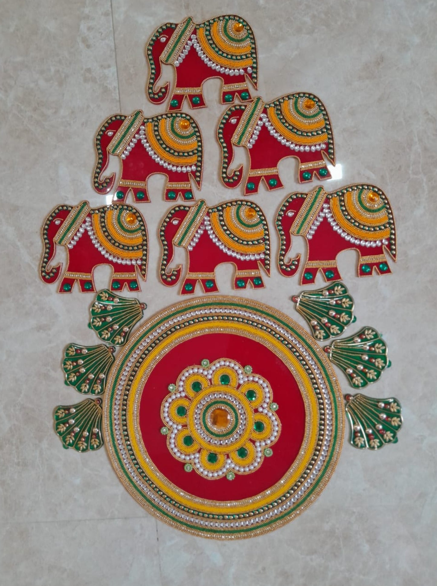 Shop online for Elephant Rangoli at Uflaunt