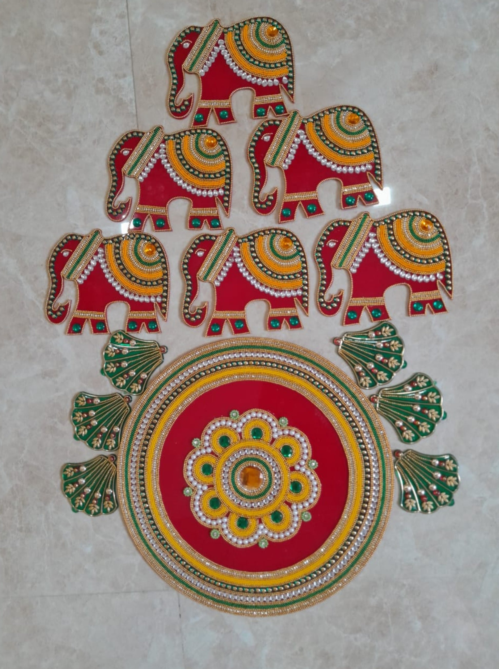 Shop online for Elephant Rangoli at Uflaunt