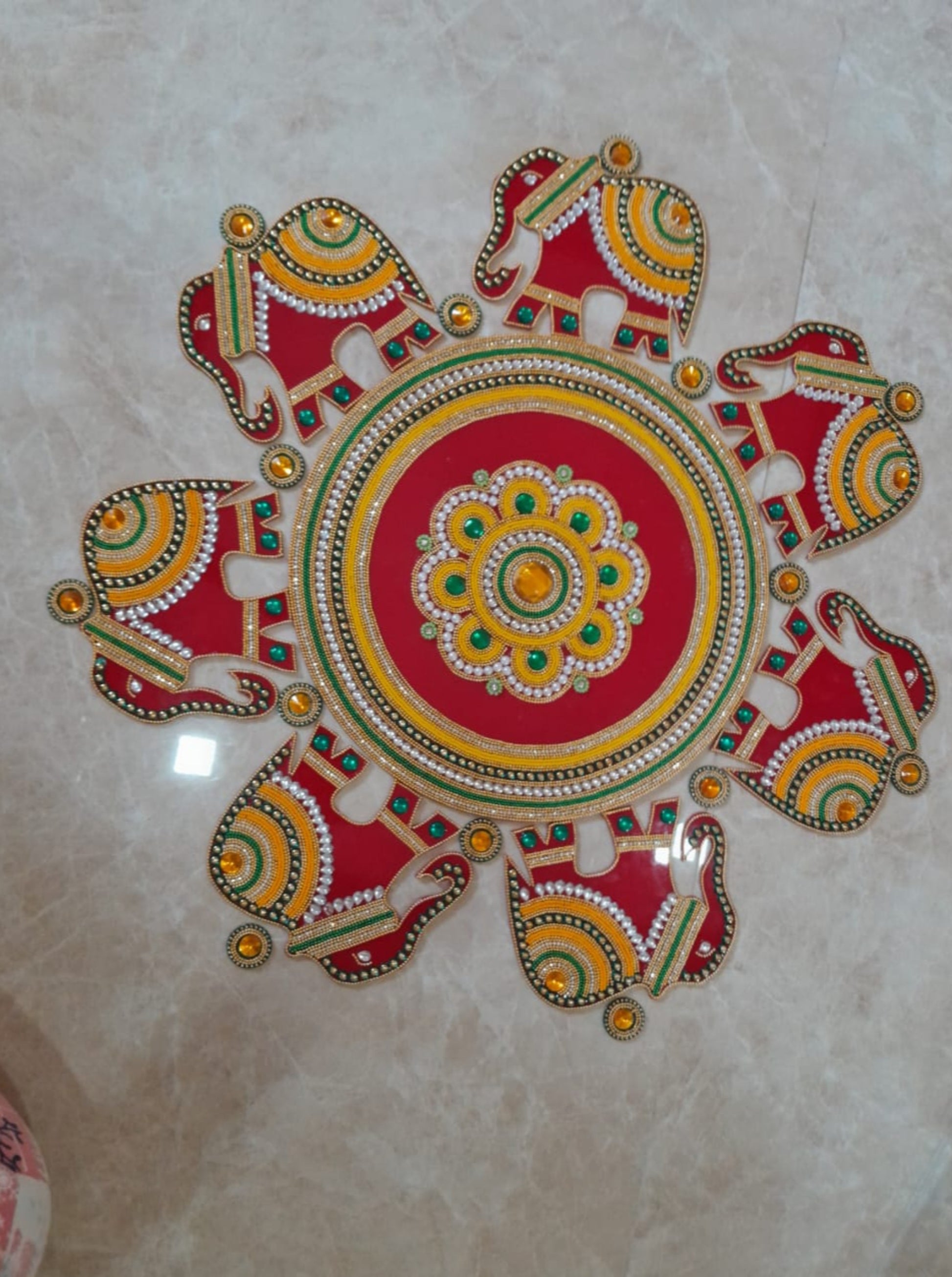 Shop online for Elephant Rangoli at Uflaunt