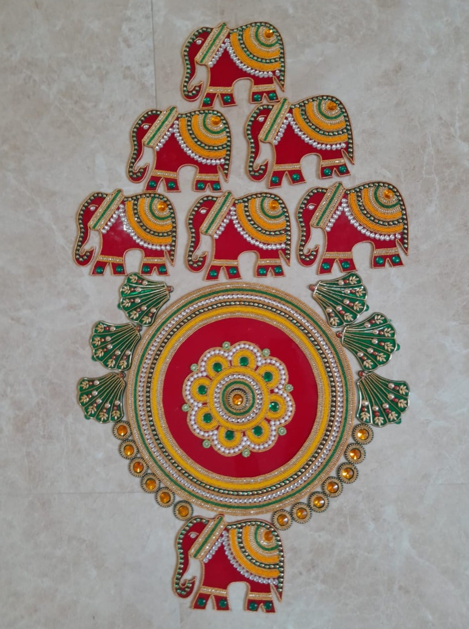 Shop online for Elephant Rangoli at Uflaunt