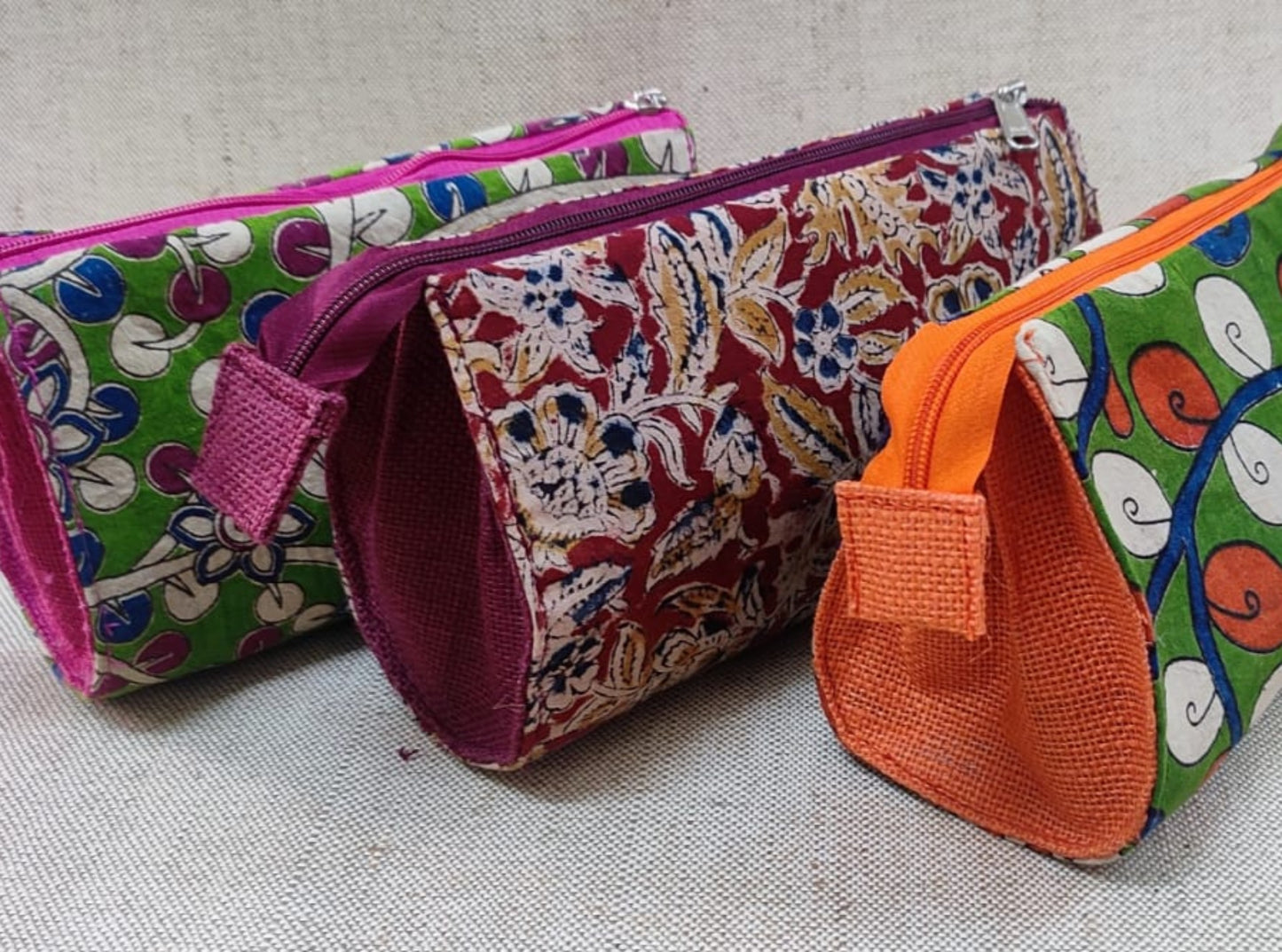 Trendy Jute Kalamkari Purses