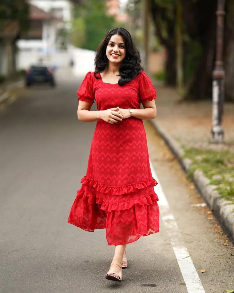 Georgette midi dress shop