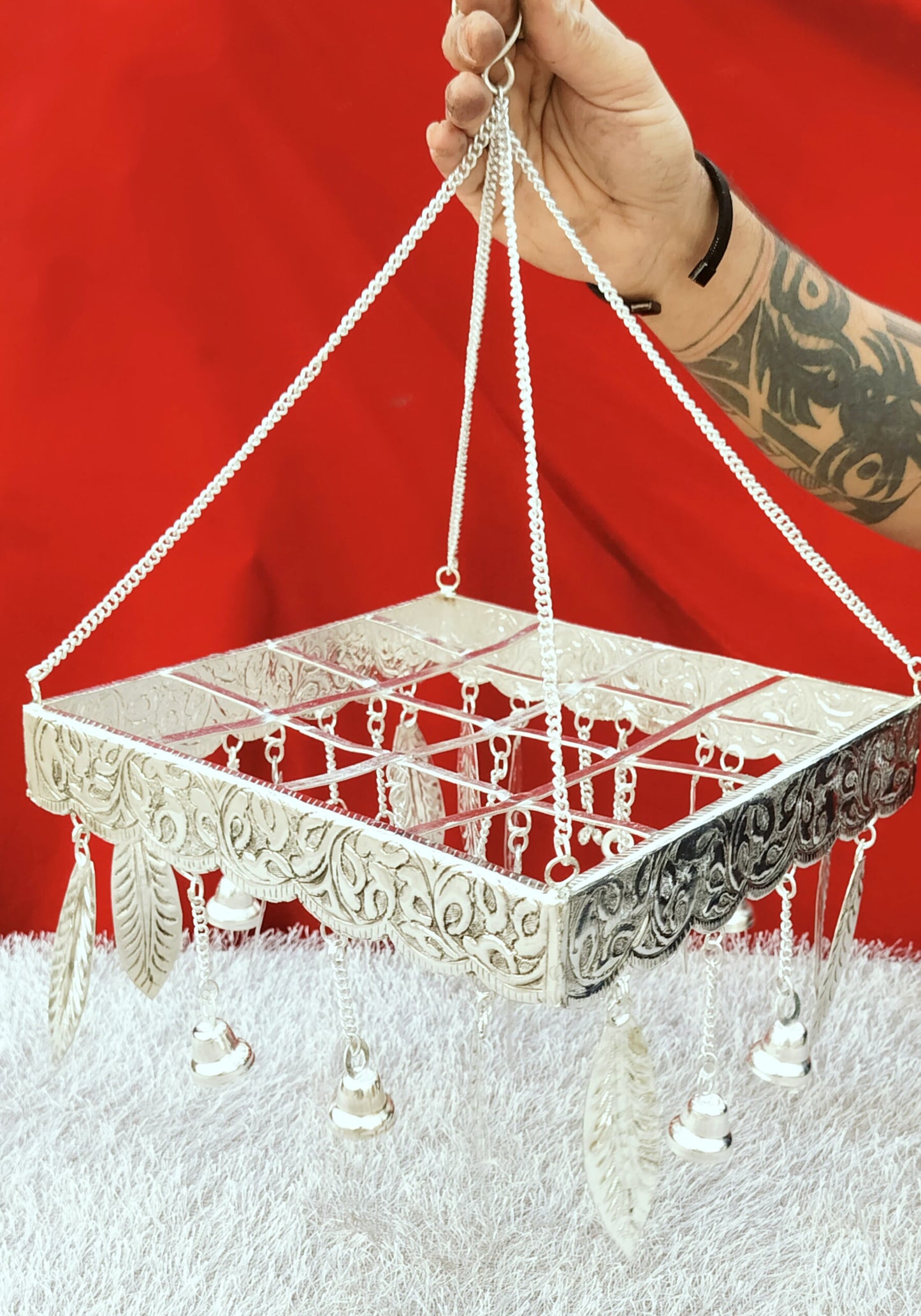 German Silver Palavelli Stand