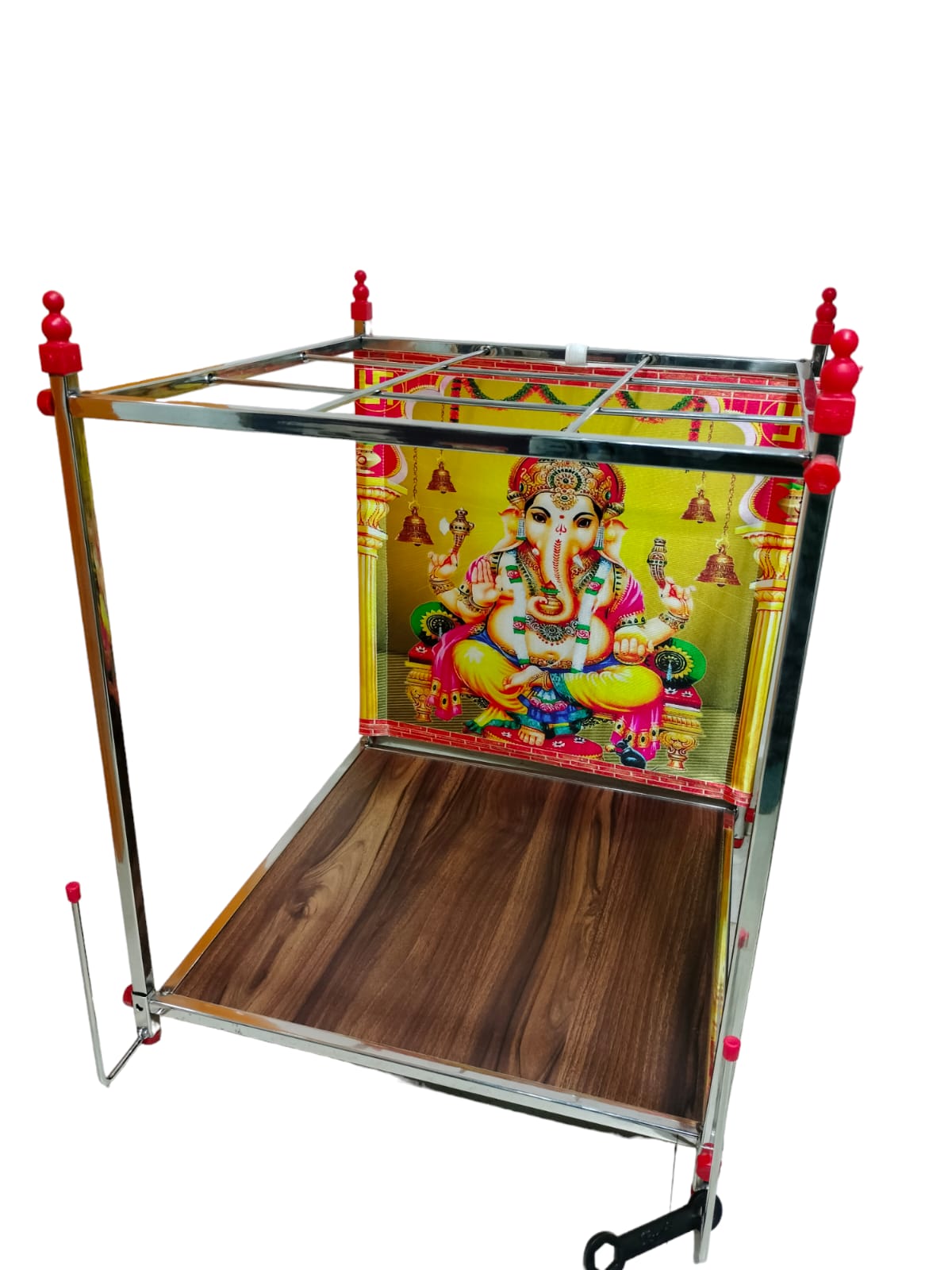 DIY Pooja Mandapam with backdrop