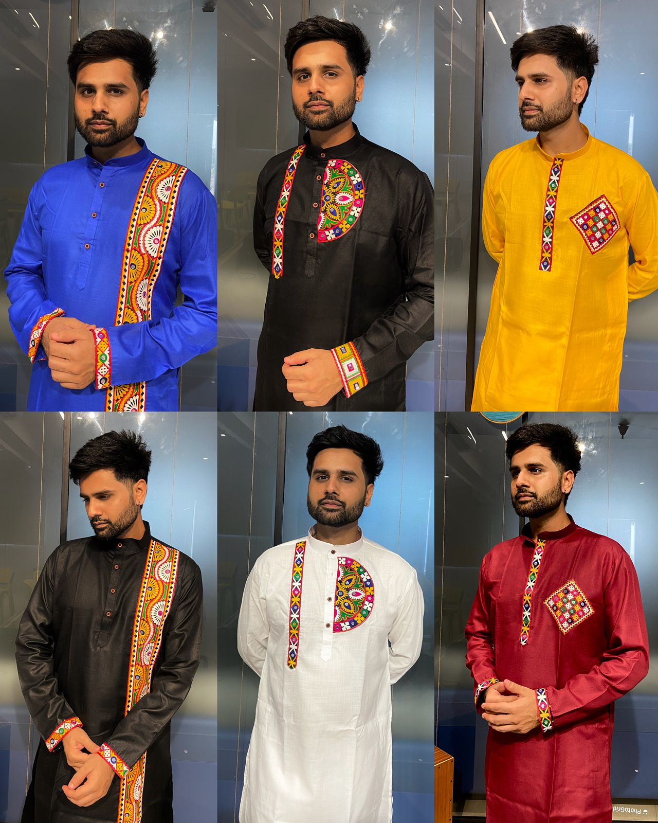 Navratri Men's Kurta & Dupatta
