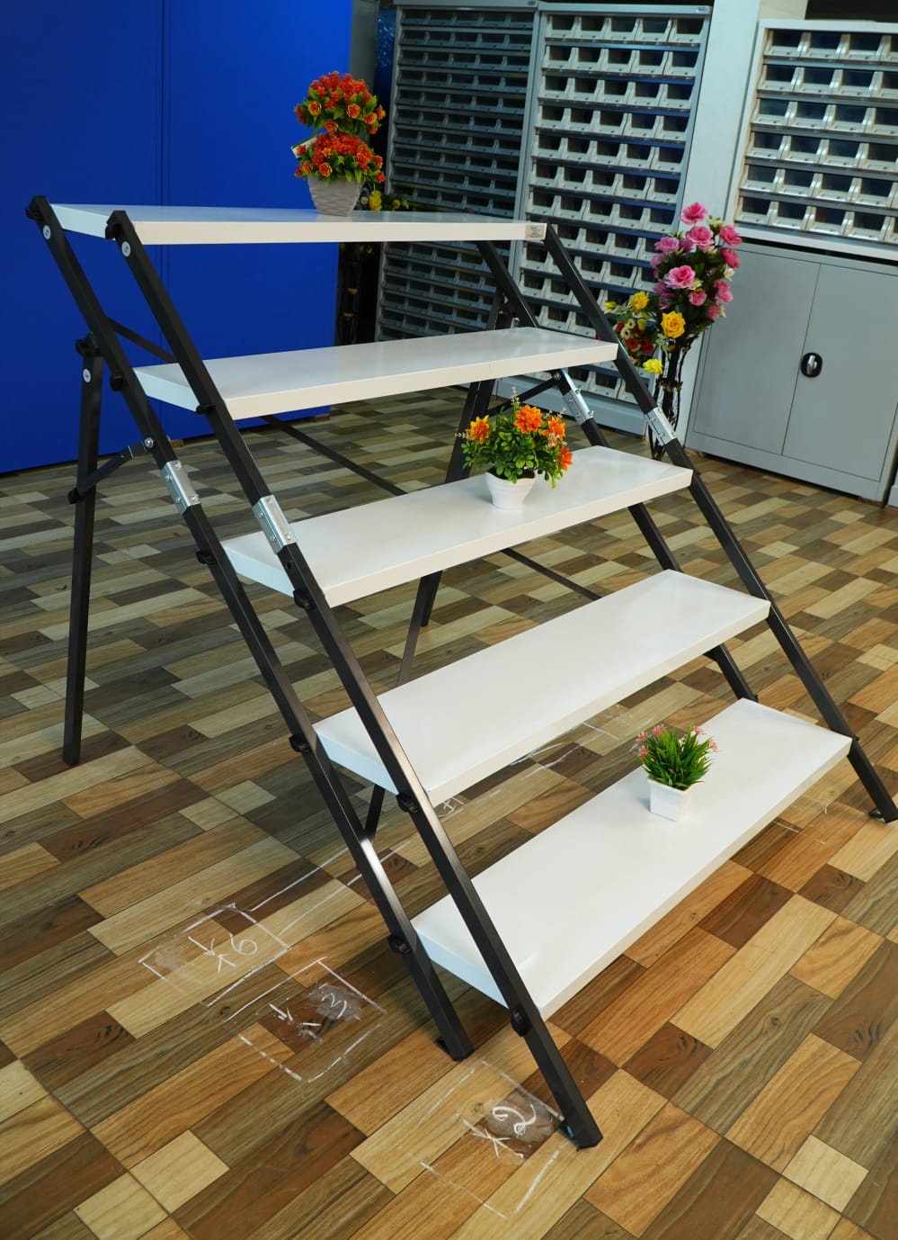 Versatile DIY Golu Steps cum storage racks