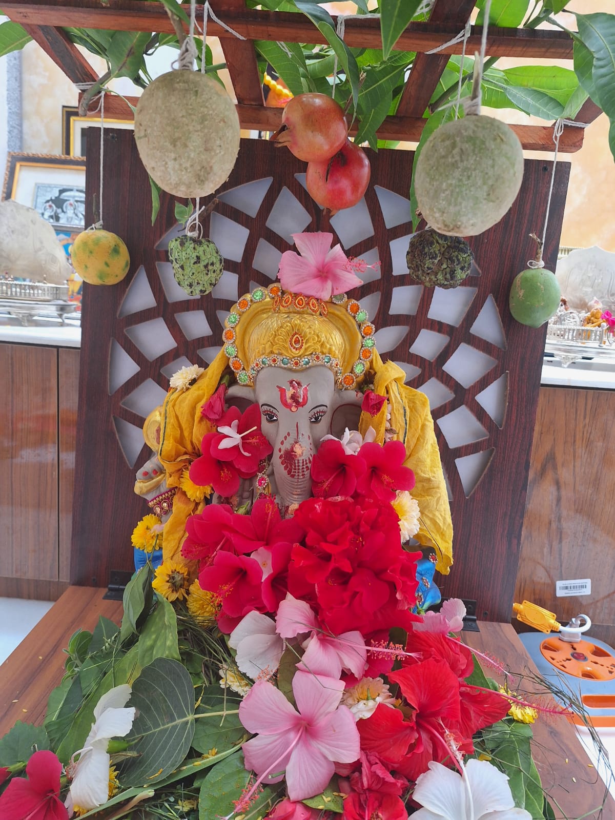 Foldable Pooja Mandapam Wooden