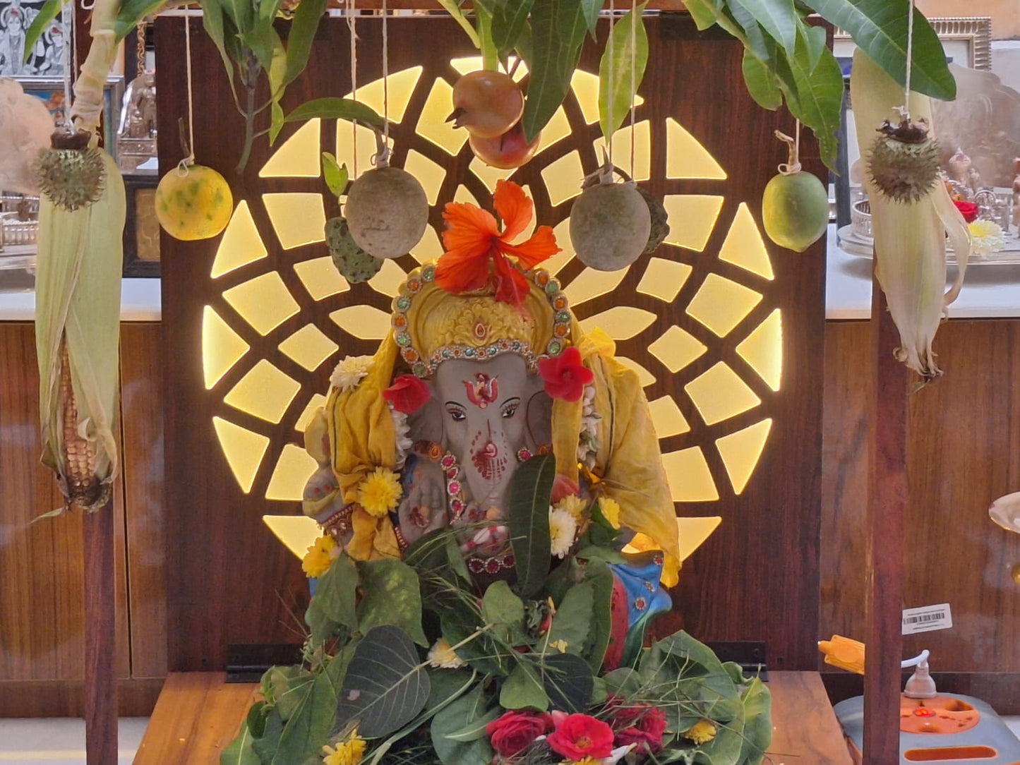 Foldable Pooja Mandapam Wooden