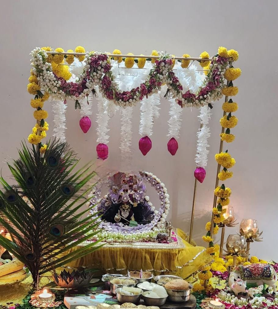 Ganpati decoration stand