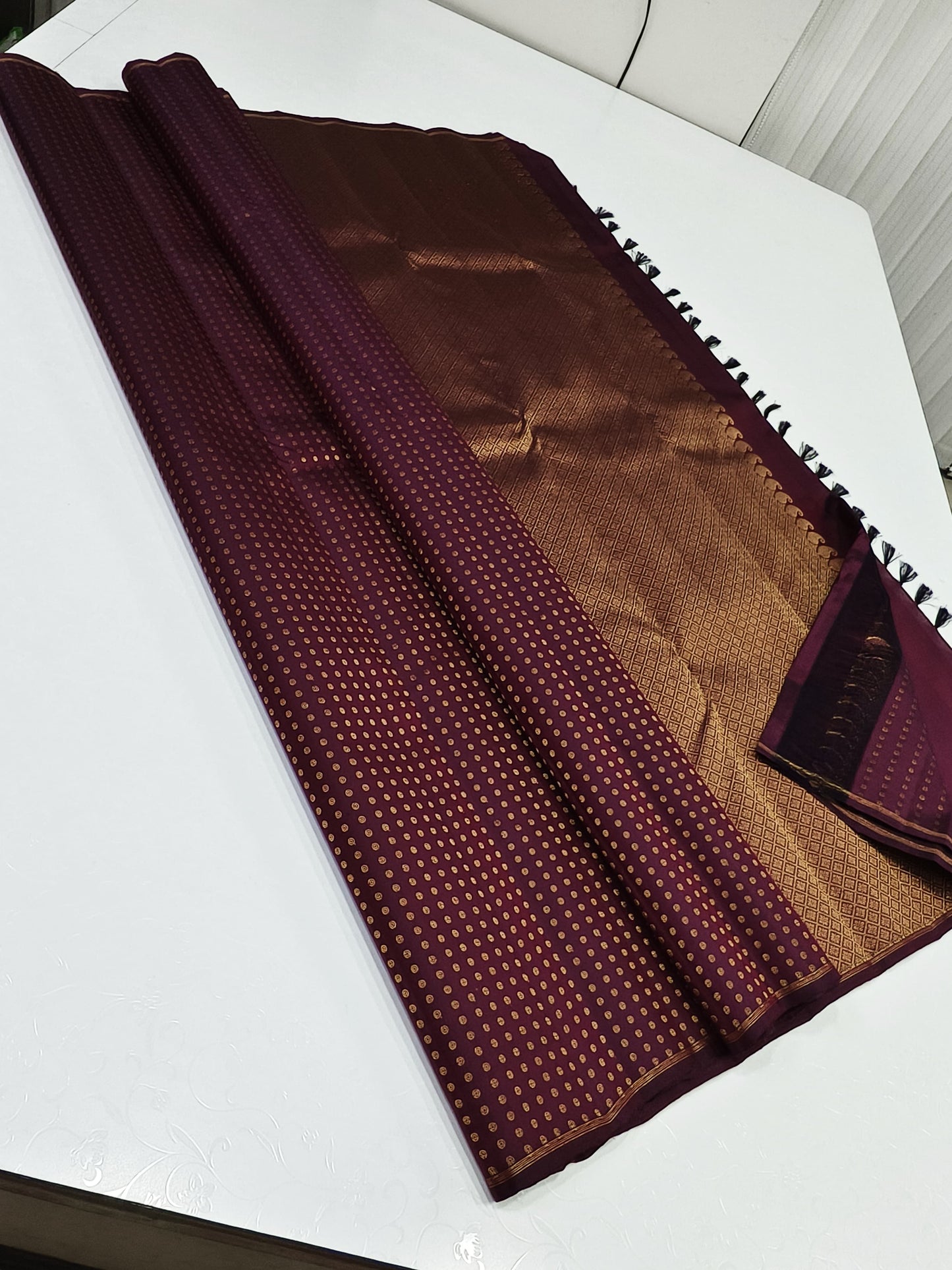 Kanchi Pure Silk Saree 2g Pure Jari