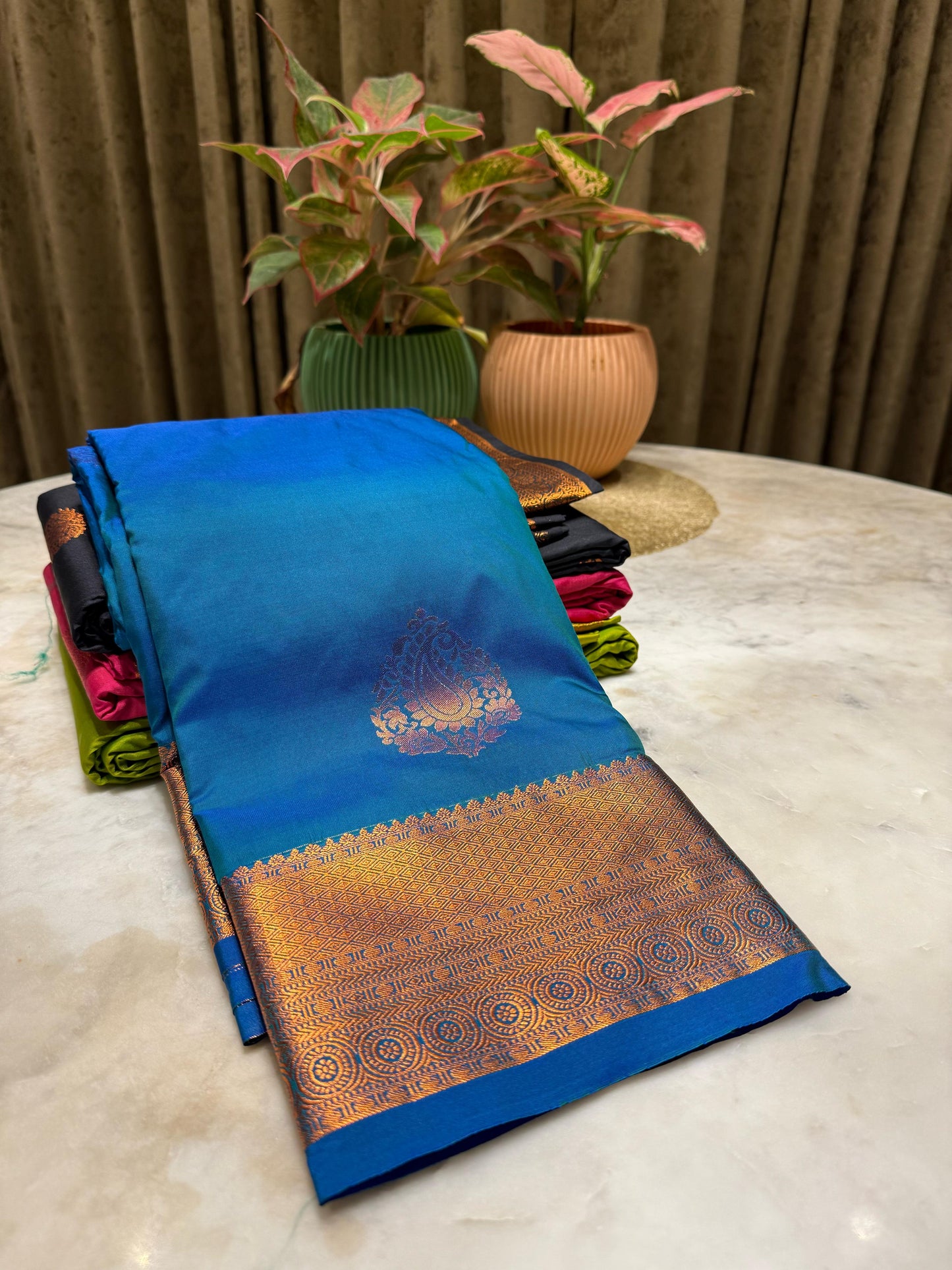 Sarvalakshana Pattu Semi Silk Sarees