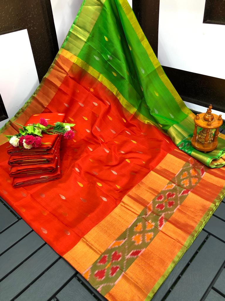 Uppada Pochampally Nakshatra Butta Sarees
