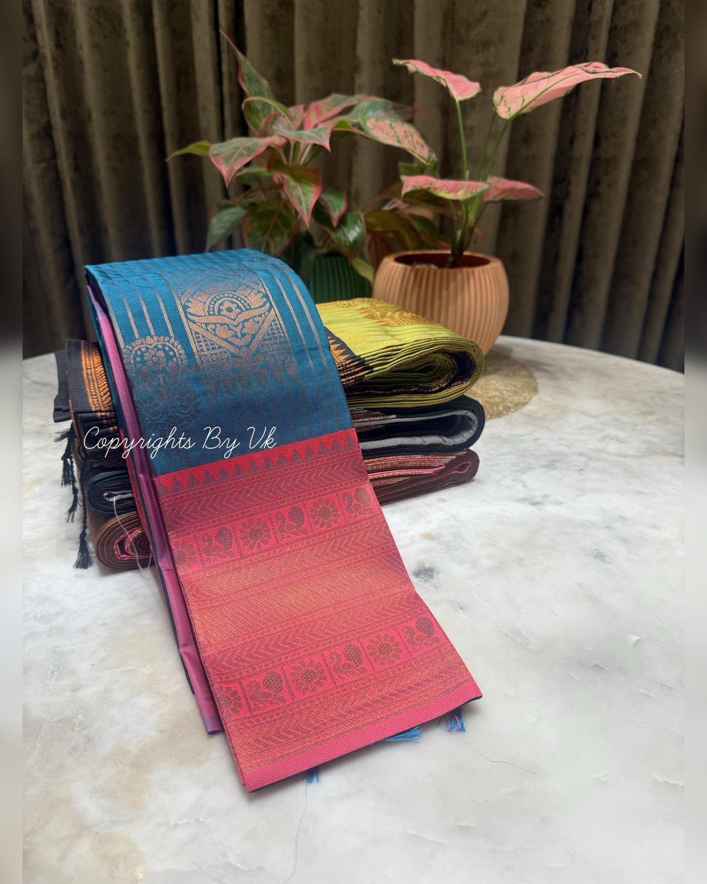 Semi Silk Vaira Oosi Sarees