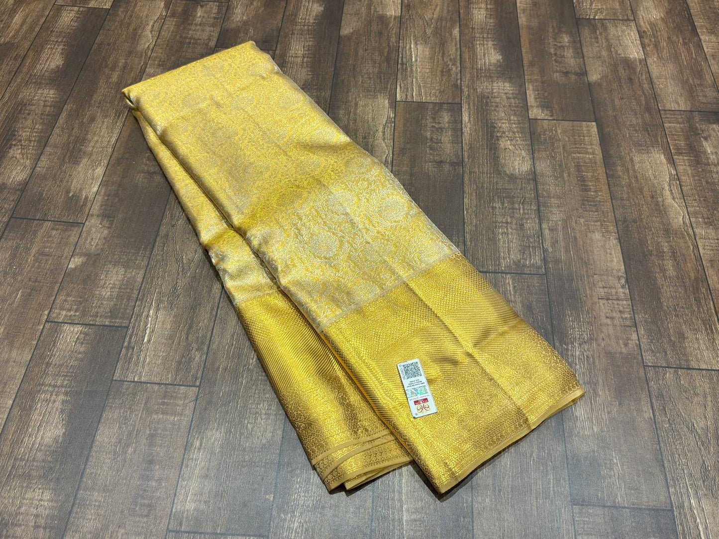 Golden Kanchi Bridal Silk Sarees
