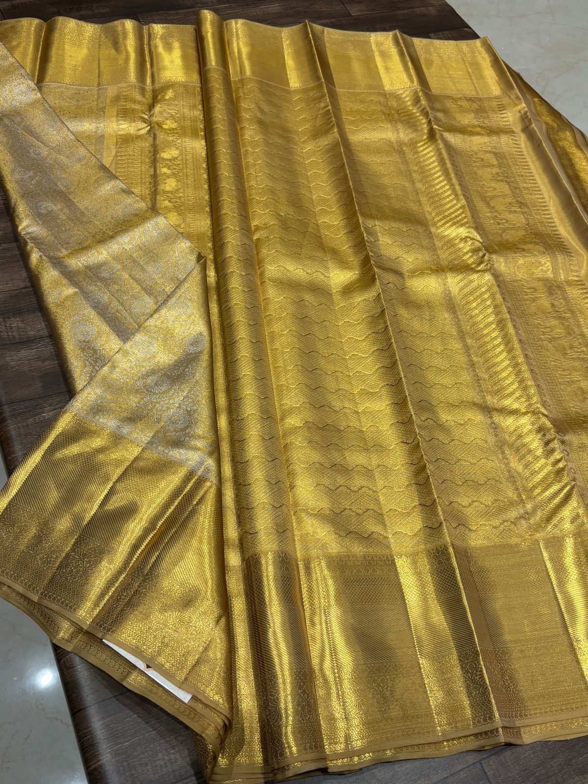Golden Kanchi Bridal Silk Sarees
