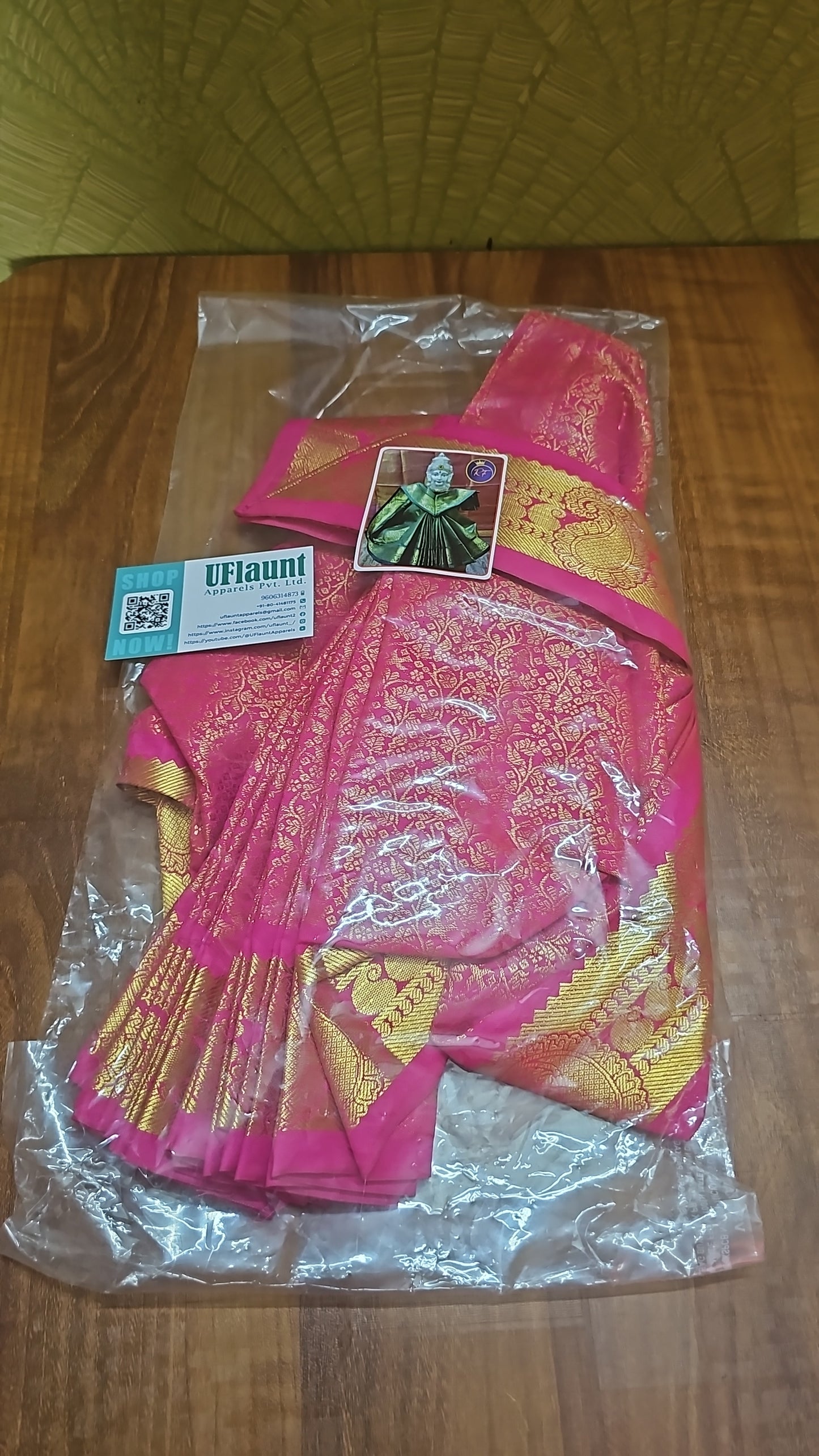 VaraMahalakshmi Kalash Readymade Saree