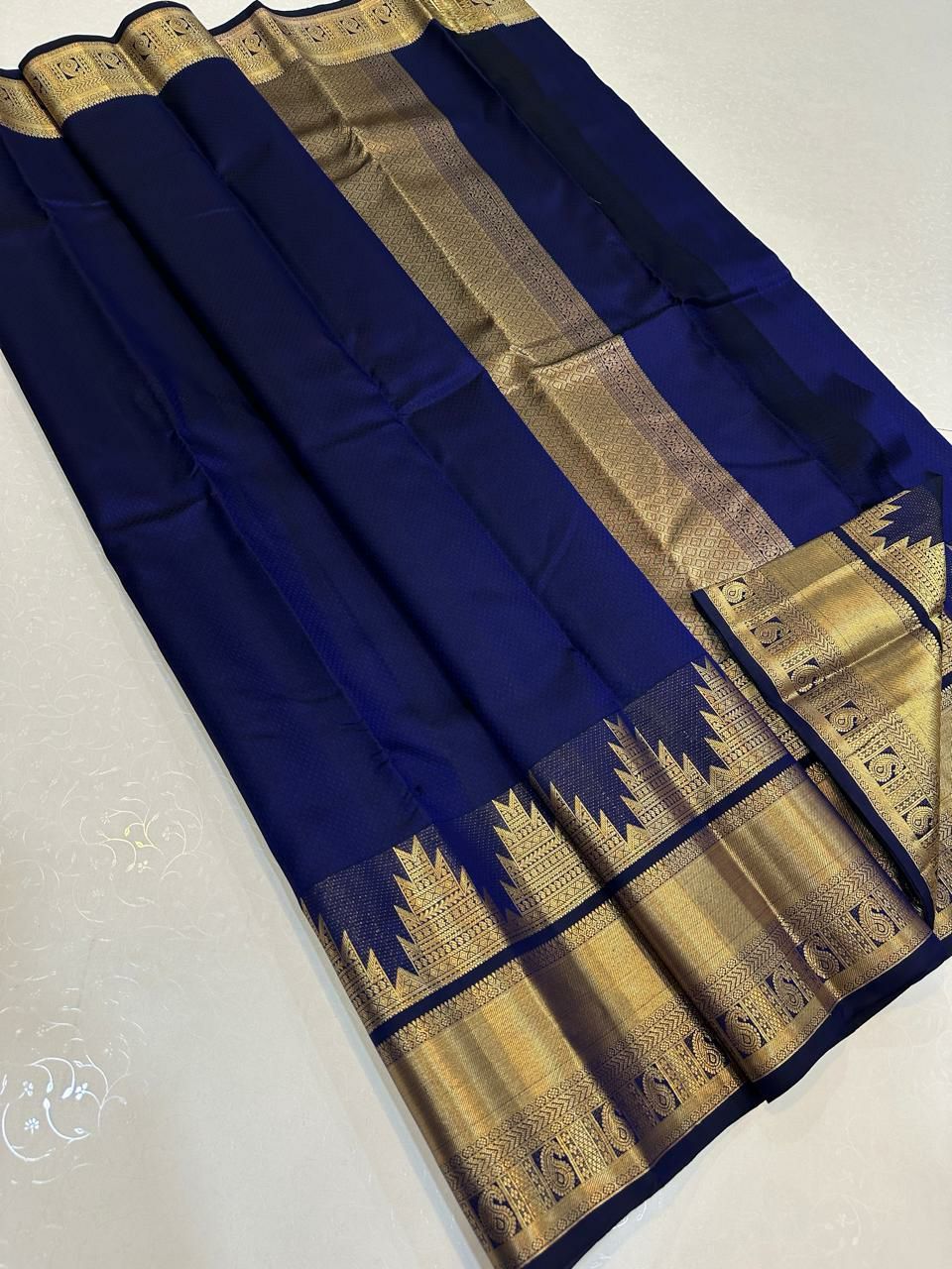 Temple Border Kanchi silk sarees