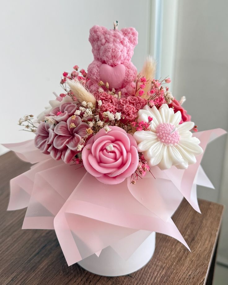 Scented Flower Bouquet Candles