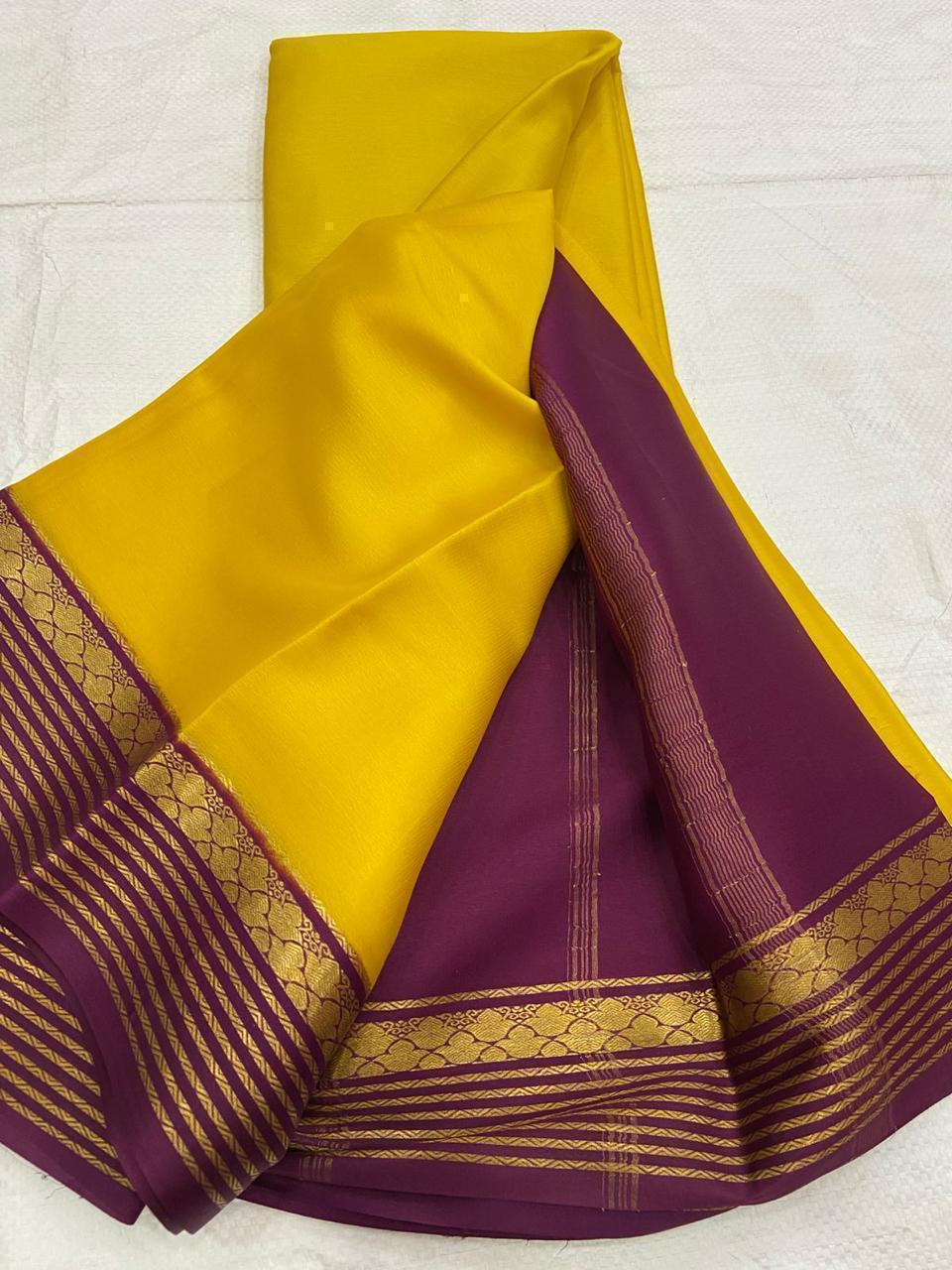 Mysore Silk Sarees 60 gsm