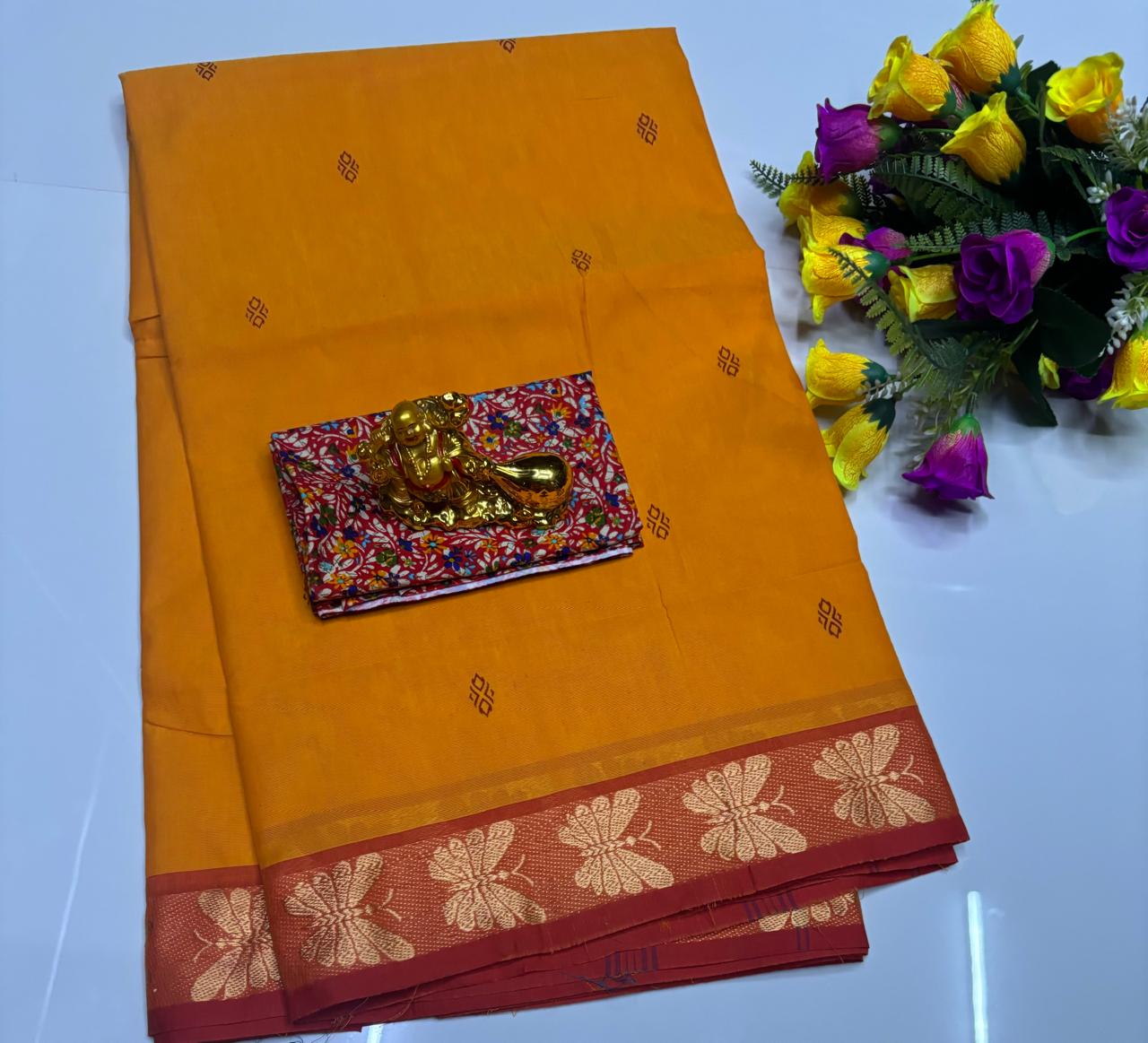Chettinad Poly Cotton sarees