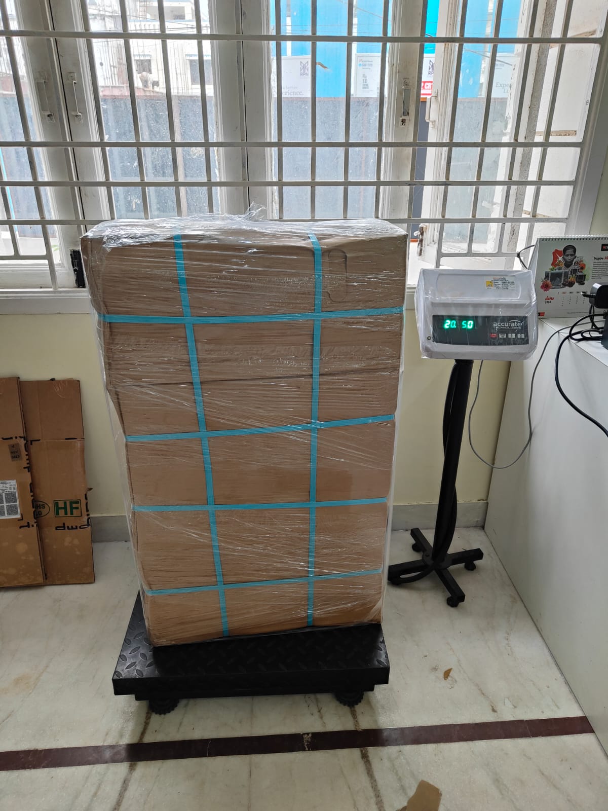 Golu Steps neatly packed and ready for shipment