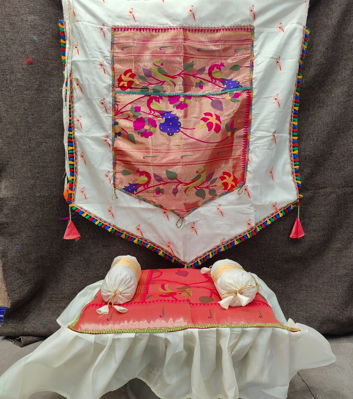 Ganpati Paithani Backdrops