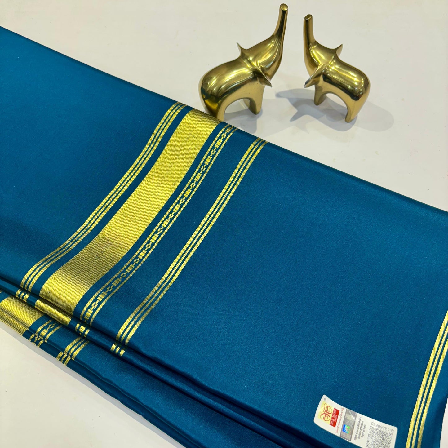 KSIC 3D Pattern Pure Mysore Silk Sarees