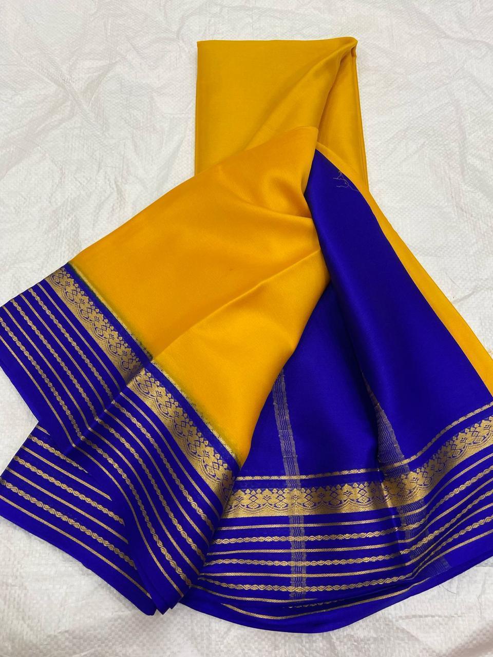 Mysore Silk Sarees 60 gsm