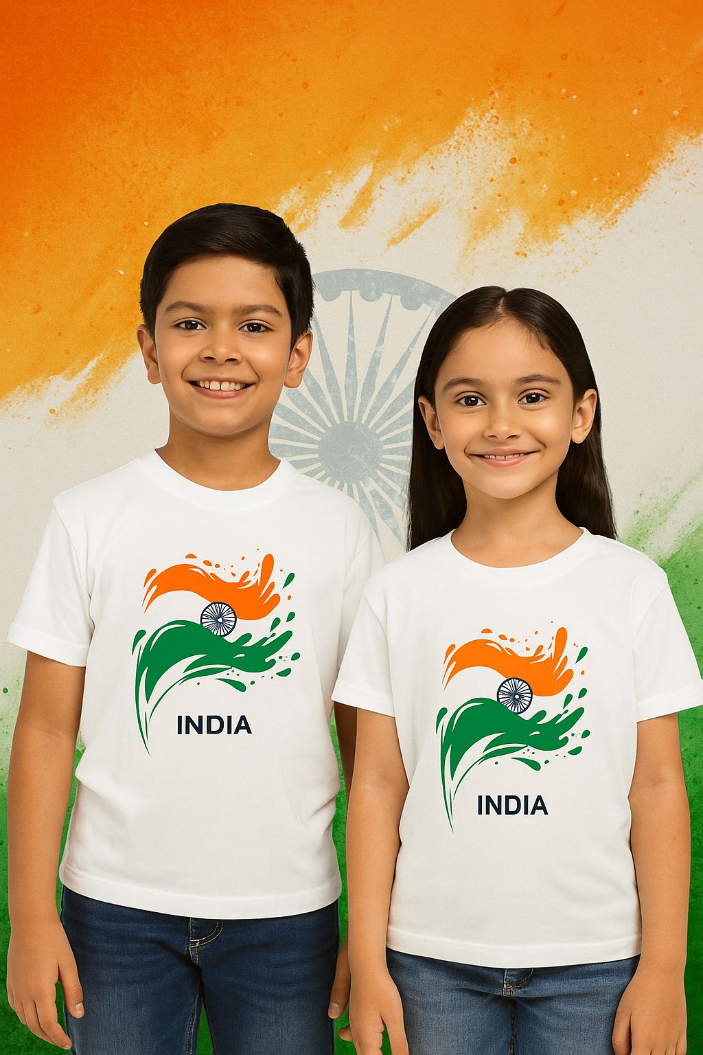 Tiranga Independence Day Tshirt for kids