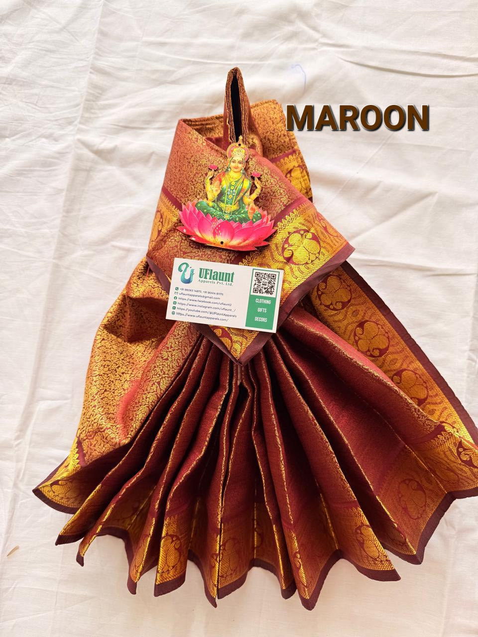 VaraMahalakshmi Kalash Readymade Saree