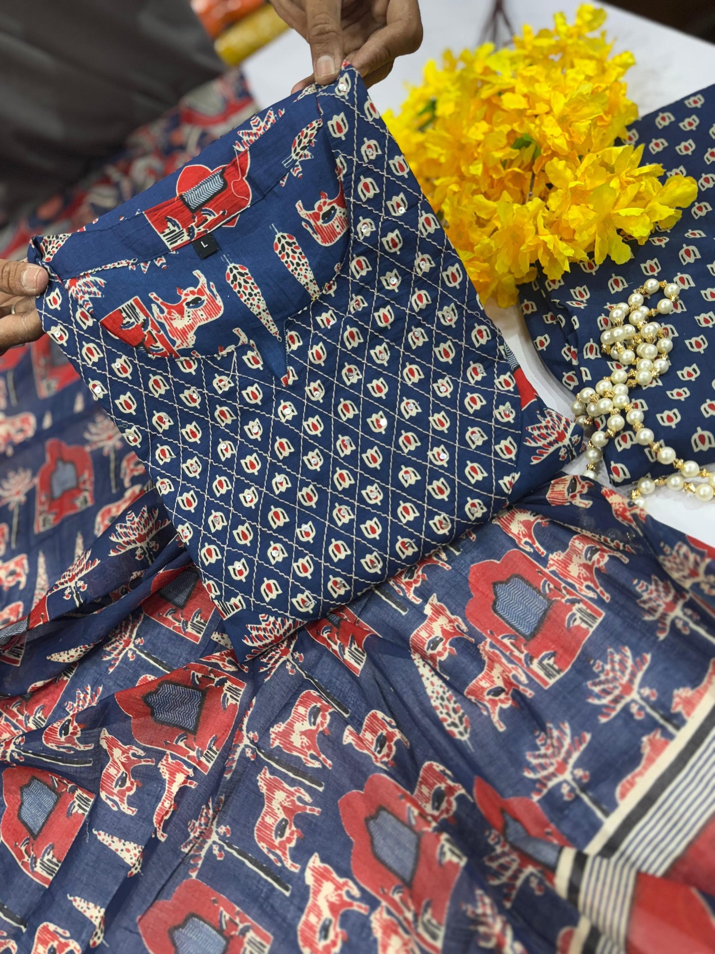 Cotton Readymade Salwar Sets