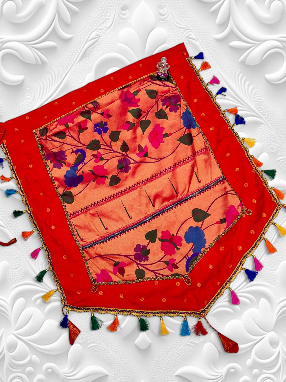 Ganpati Paithani Backdrops