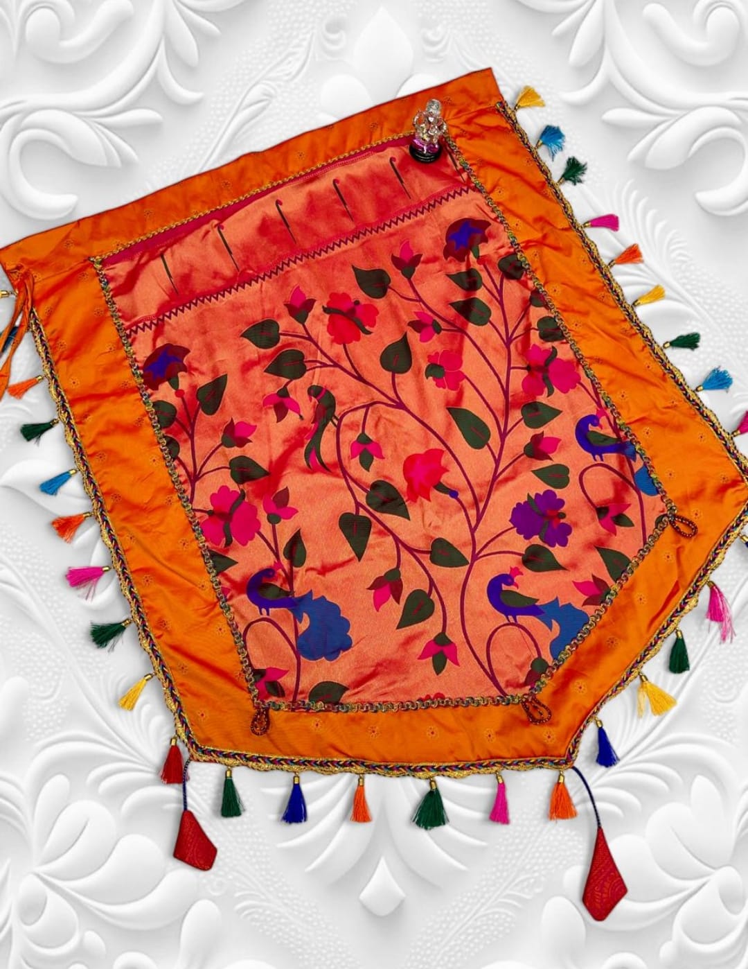 Ganpati Paithani Backdrops