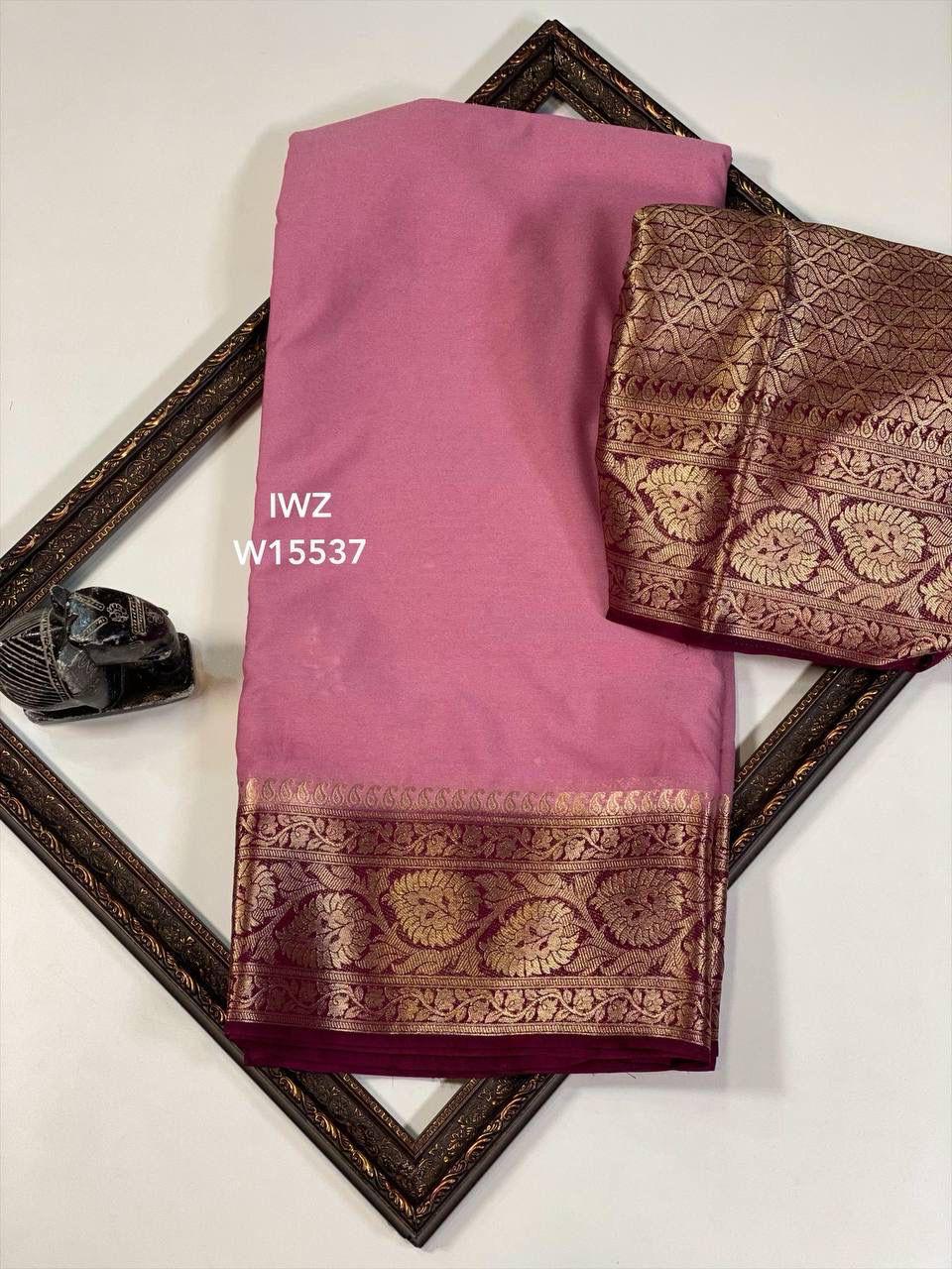 Semi Mysore Silk Sarees