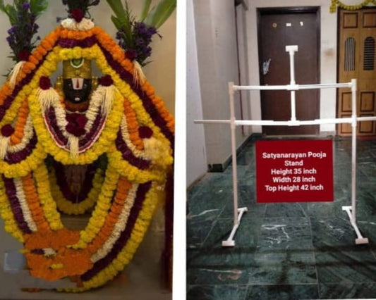 Satya Narayana Pooja Mala Stand – DIY, Easy to Arrange & Elegant Look