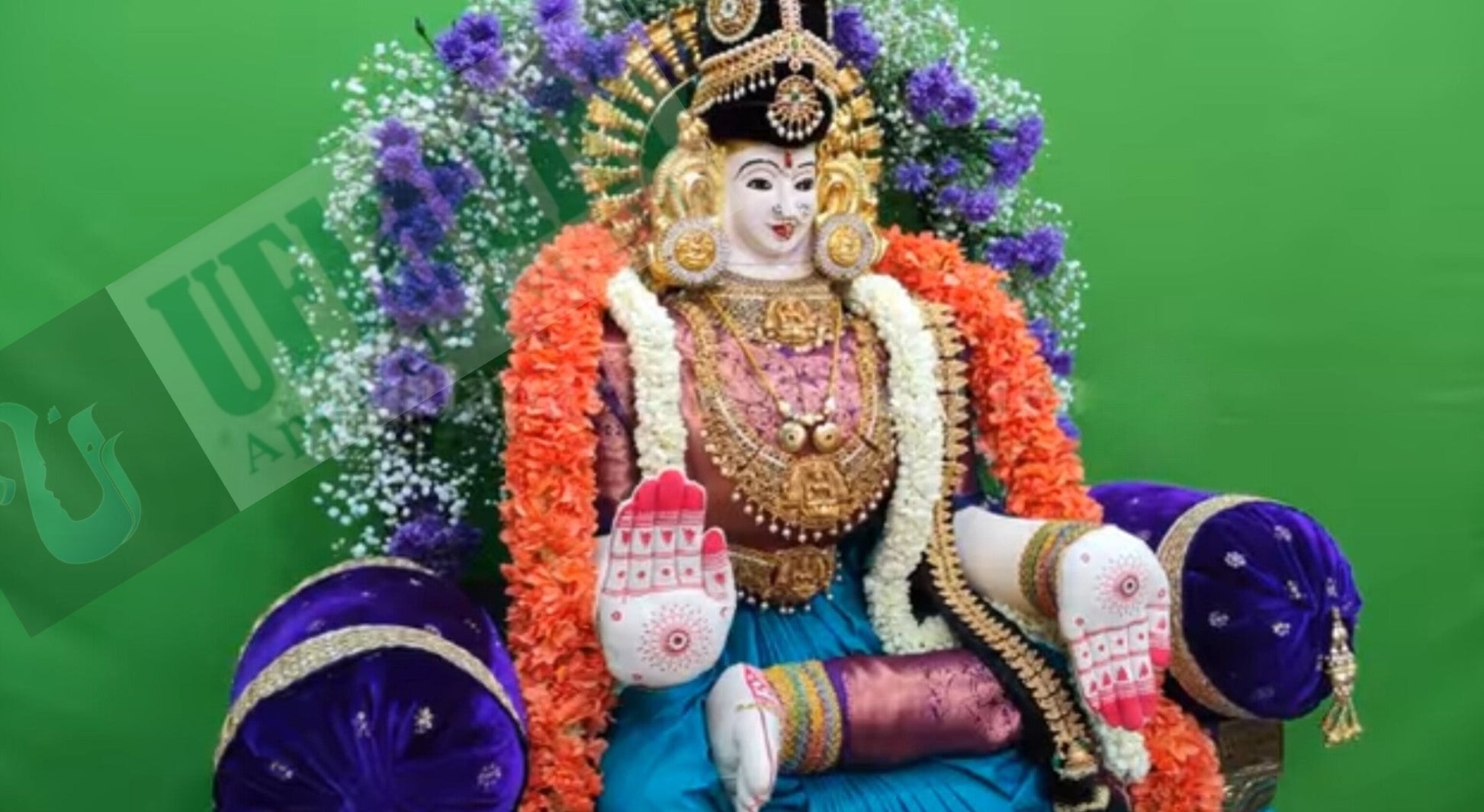 Saree draping Stand for Varalakshmi Festival