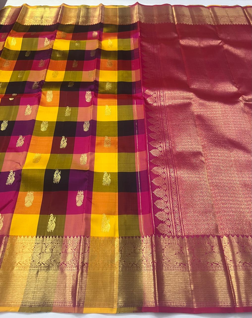 Kanchi Pure Silk Saree 2g Jari