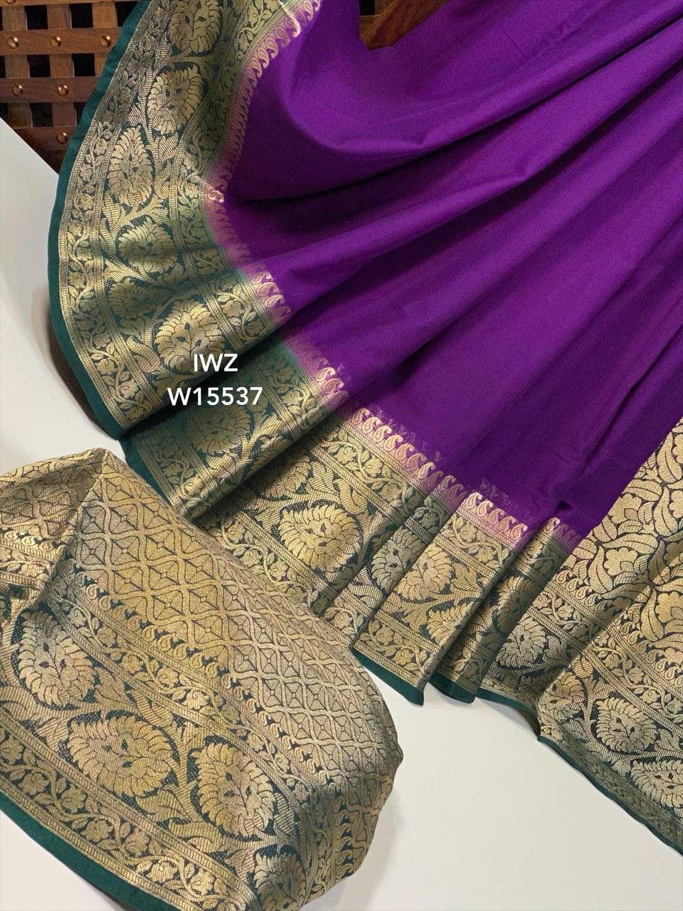 Semi Mysore Silk Sarees