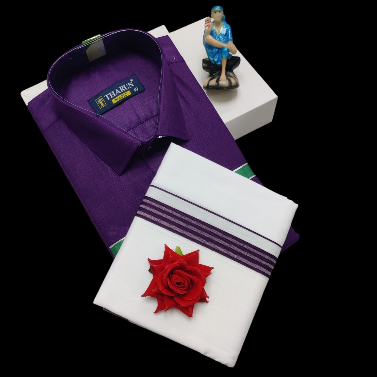Men's Dhoti and Shirt Combo