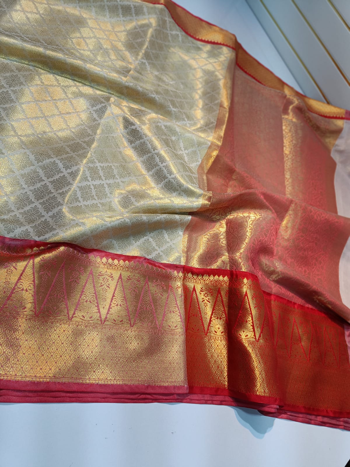 Banarasi Kanjivaram Zari Tanchui Saree