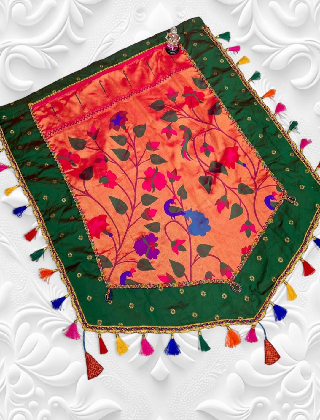 Ganpati Paithani Backdrops