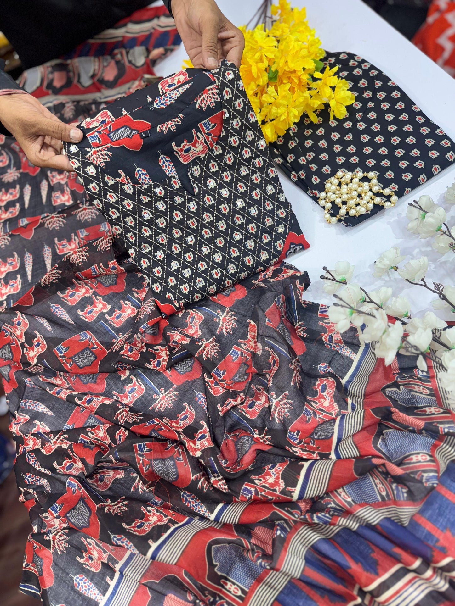 Cotton Readymade Salwar Sets