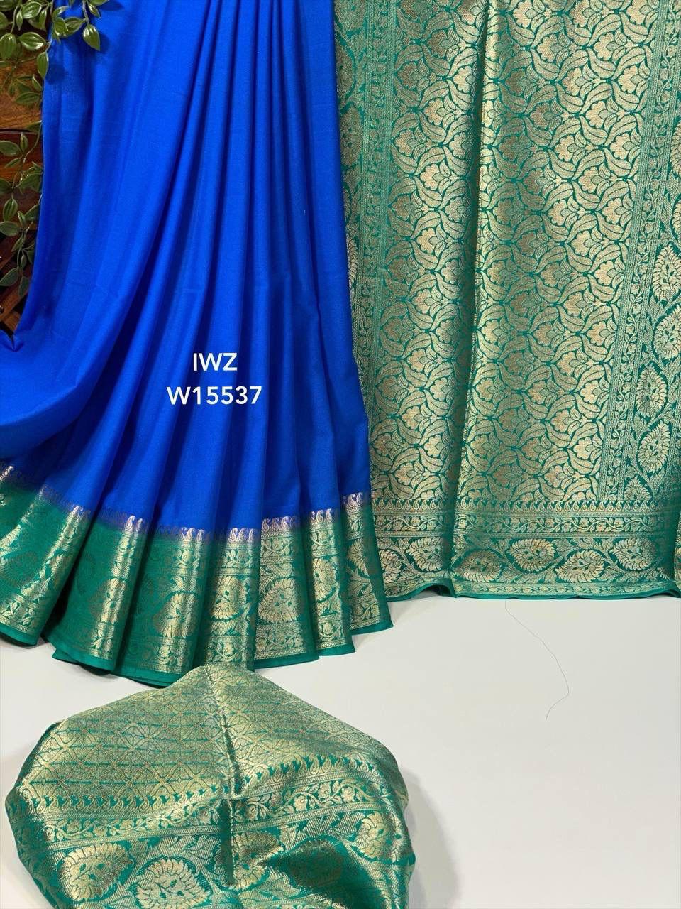 Semi Mysore Silk Sarees