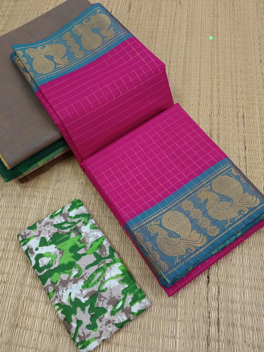 Kanchi Sungudi Cotton Sarees