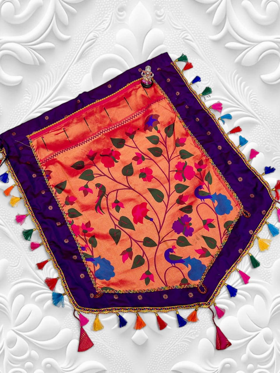 Ganpati Paithani Backdrops